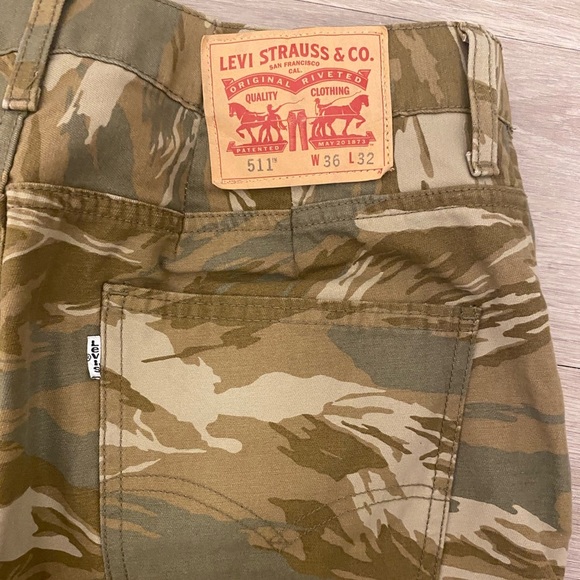 Levi’s 511 Slim Fit camo jeans 36x32 - Picture 5 of 5